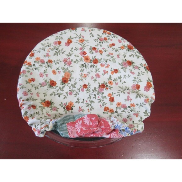 Kitchenaid Bowl Cover, Reversible Boho Patchwork and Floral Mixer Cover - Picture 2 of 5